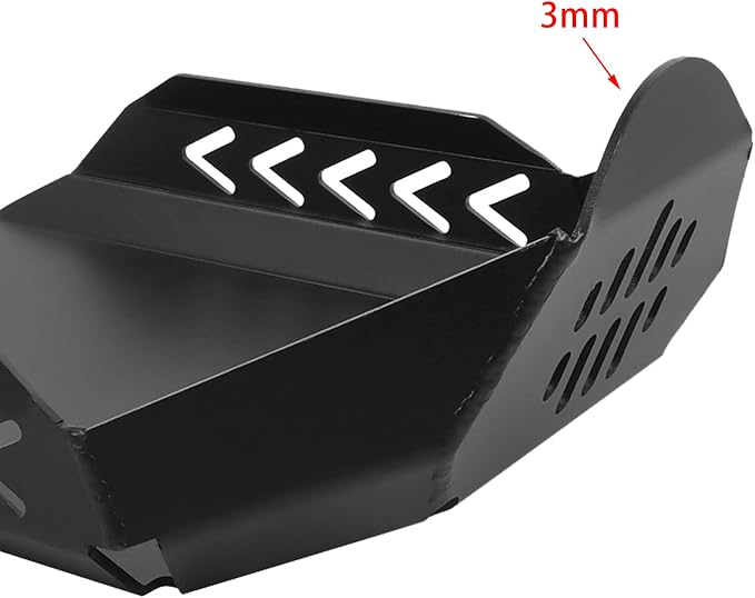 CHIFUN Skid Bash Plate Replacement for 800NK NK800 2023 2024 Motorcycle Lower Engine Guard Bottom Protection Aluminum Belly Pan Black