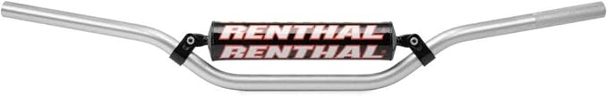 Renthal 983-05-SI-01-185 Silver 7/8" Aluminum Handlebar