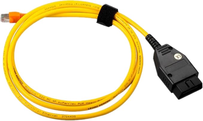 Obd2 Enet Cable to USB C + USB A Adapter for BMW F G Series Coding RJ45 Compatible with E-SYS Icom ISTA Software Vehicle Programming Scan Tool Code Reader Bootmod3 Bimmercode CarPlay Activation