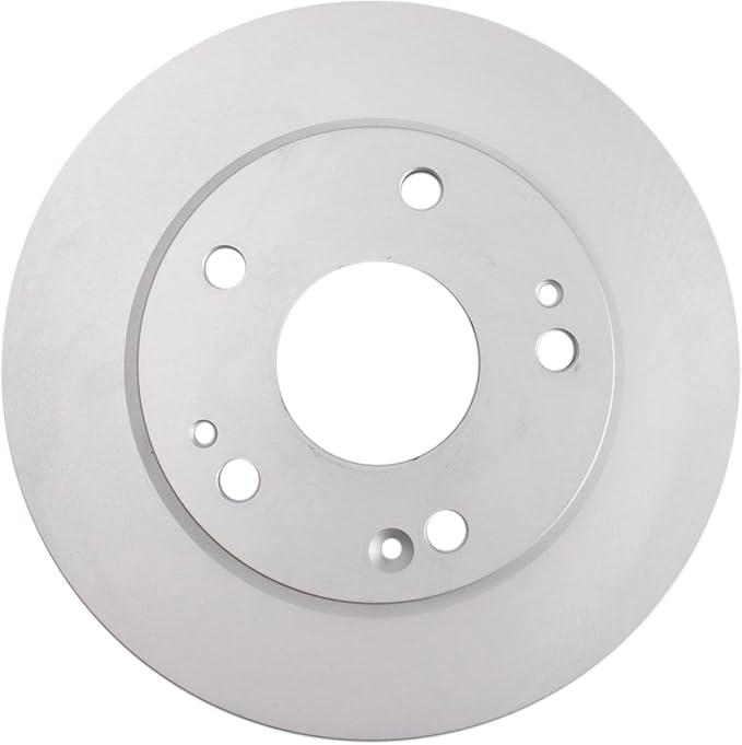 TRQ Rear Brake Rotor Set G Coated Solid Compatible with 2016-2024 Honda Civic 2019-2022 Insight