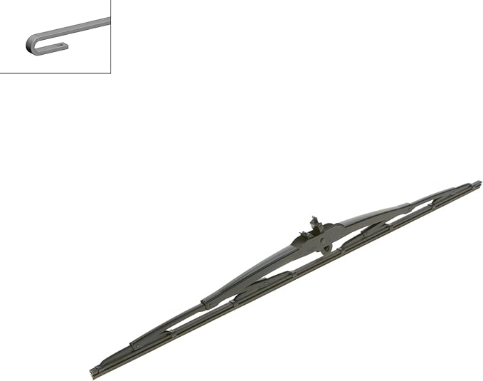BOSCH 3397018966 Twin Truck OE Replacement Wiper Blade; 24" - Single