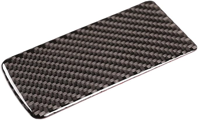 Soft Carbon Fiber Interior Trim Accessories for 2015-2021 Toyota Hilux Center Console Cup Holder Gear Shift Storage Box Decorative Protective Panel Stickers 5PCS (Black Carbon)