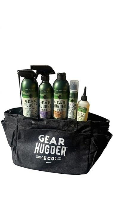 Gear Hugger Go-Bag - Lubricant, Degreaser, Dry Bike Lubricant & Rust Remover - Eco-Friendly, Garage Door Lubricant, Heavy Duty Oven Cleaner & Rust Protection - Plant-Based, No Petroleum, No PTFE