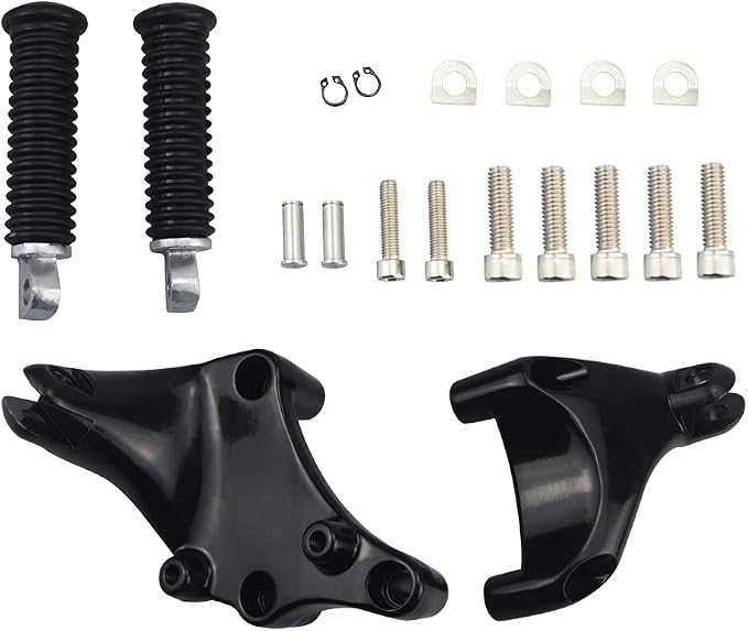 Passenger Pillion Seat with Passenger Footpeg Mount Kit fits for Harley 2016-2022 Sportster Iron 883 XL883N Models