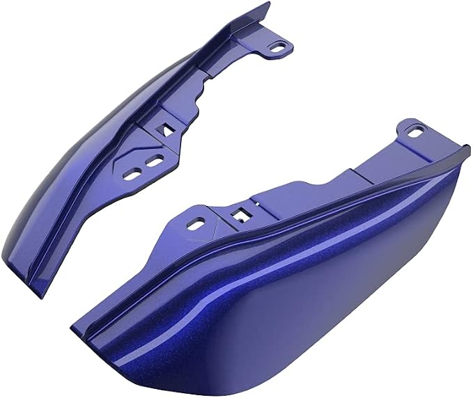 Advanblack 2024 RG Mid Frame Air Deflectors Compatible for Harley Touring Street Glide, Road King, Electra Glide, 2009-2025(Zephyr Blue)