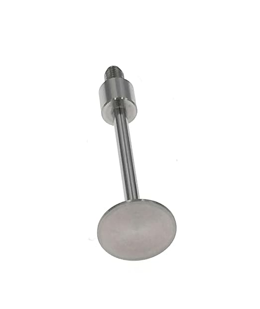 SUXING Flat Contact Points for Dial Indicator Depth 0.5mm Thickness 10 mm Diameter 4-48 UNF Thread 30 mm Length (4-48UNF D10L30)