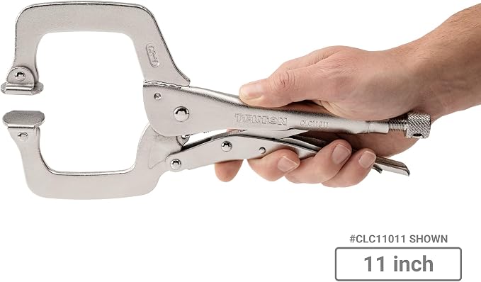 TEKTON Swivel Pad Locking Clamp Set (5-Piece) | CLK91102