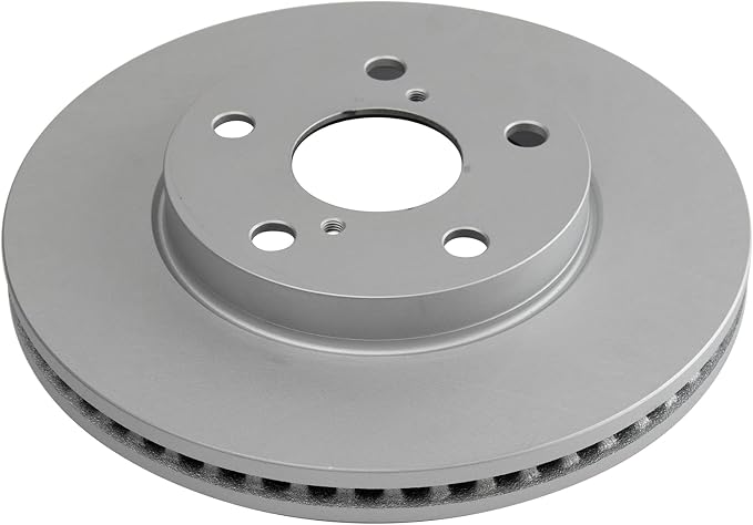 TRQ Front Brake Rotor Set G Coated Vented Compatible with 2010-2012 Lexus HS250h 2008-2015 Scion xB 2012-2017 Toyota Prius V 2006-2018 Toyota RAV4