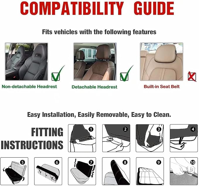 Mumeson Leaves Mushroom Car Seat Covers Full Set with Steering Wheel Cover + Seat Belt Strap Pads Shoulder Pad + Armrest Cushion for Car 8 Pack Set Car Accessories Decor