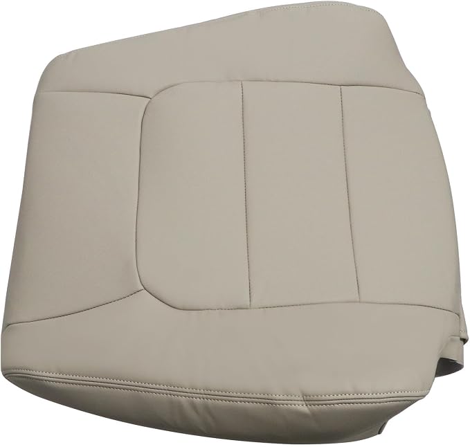 SecosAutoparts Ivory Tan Front Driver side Bottom & Driver side Top Microfiber Leather Replacement Seat Cover Compatible with Lexus LX 470 4x4 AWD 4WD 1998 1999 2000 2001 2002 2003 2004 2005 2006 2007