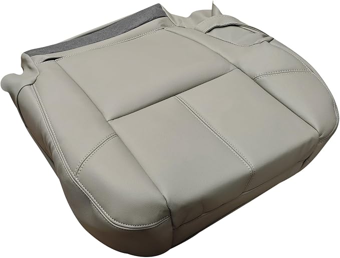 2nd Row Driver & Passenger Bottom Seat Cover, Gray Seat Cover Fits for Chevy GMC Tahoe Suburban Avalanche Yukon Silverado Sierra 2007-2014