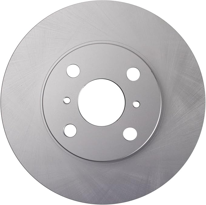 TRQ Front Brake Rotors Set Vented Premium G-Coated Compatible with 2013 Scion iQ 2012-2019 Toyota Prius C 2007-2018 Yaris