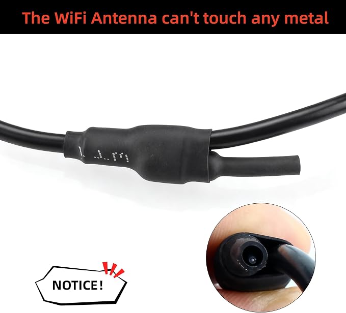 Wireless Backup Camera 1080P, 2.4GHz WiFi No Monitor Needed, License Plate Camera, 170° Wide Angle IP68 Waterproof Night Vision, Front Rear View for iPhone Android, Sedan SUV MPV Van Pickup