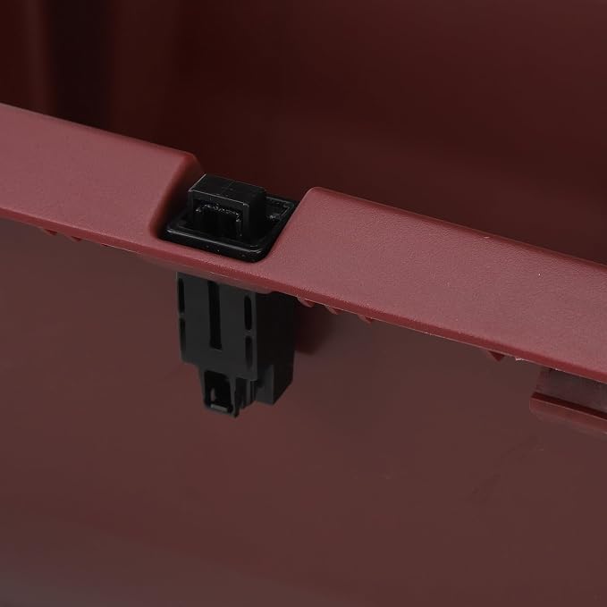 Acouto Dashboard Interior Storage Box for Vigo 20042014, Large Capacity, Material, (Red)