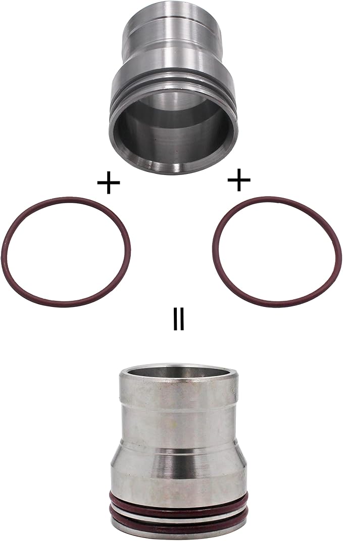 Injector Sleeve Cup Removal Tool and Installation Tool with Parts Kit Compatible with Cat 3126 / 3216B Caterpillar C7 C9 with Style HUEI Injectors