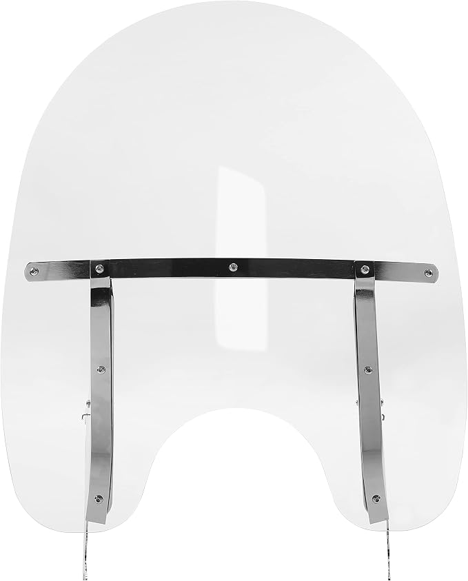 HECASA 26-1/2" X 23" Detachable Windshield Compatible With 2000-2017 Harley Davidson Heritage Softail Classic FatBoy FLS FLST FLSTC FLSTF FLSTFB FLSTN Clear Windscreen