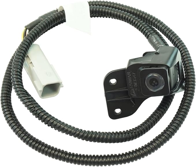 TRQ Rear View Camera Kit Black Compatible with 2009-2010 Chevrolet Silverado 2500 HD Silverado 3500 HD GMC Sierra 2500 HD Sierra 3500 HD GM1960101