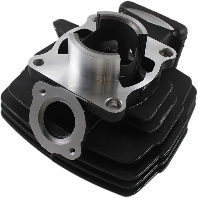 Top End Rebuild Kit Cylinder Piston 56mm Bore for Yamaha DT125 1974-1981, Engine Rebuild Kit with Gaskets Rings - Replacement for DT125A DT125B DT125C 1974-1981