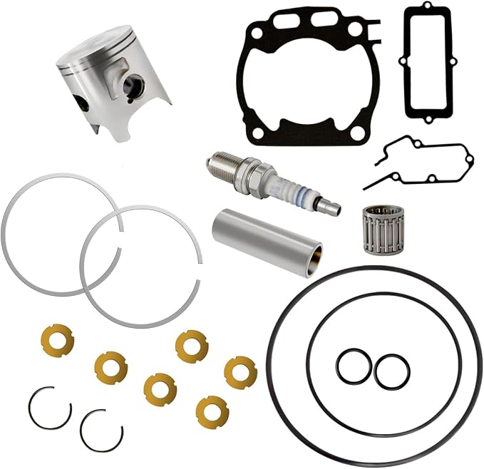 1P8-11630-00-00 Piston Assembly Kits Compatible with 2005-2024 Yamaha YZ250 YZ250X Complete Top End Piston Kit with Gaskets "B"