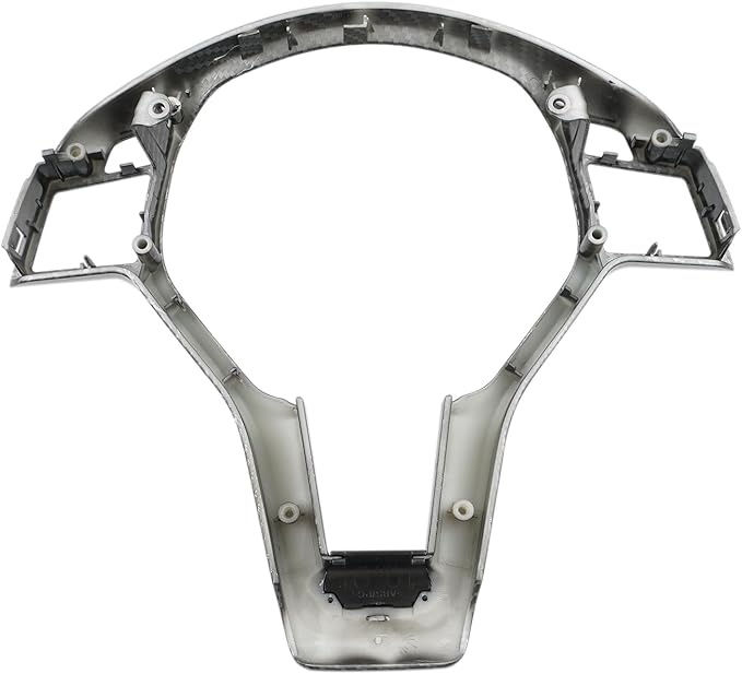 Bevinsee Steering Wheel Decoration Cover Trim Compatible with Mercedes Benz C-CLASS W204 C63 E-CLASS W212 E63 E-CLASS W207 E63 CLA-CLASS W117 CLA45 C218 CLS-Class Coupe 2012-2014