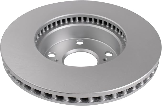 TRQ Front Brake Rotor Set G Coated Vented Compatible with 2005-2015 Toyota Tacoma