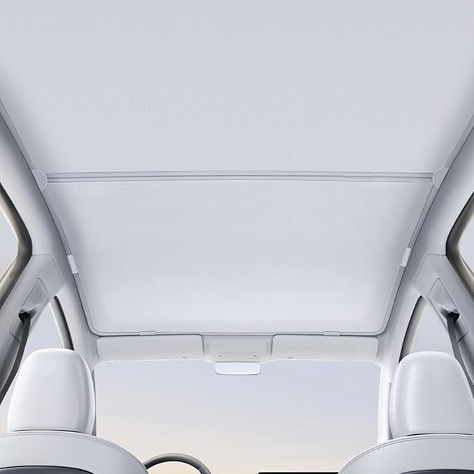 Tesla Model Y Roof Sunshade Heat-Insulating, UV-Protective, Nano-Reflective Interior Accessories for Tesla Model Y 2020-2025