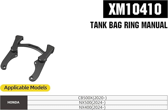 Rhinowalk Motorcycle Tank Bag Magnetic Quick Release 5-6.5L Expandable Capacity Motorbike Storage Bag Backpack with Rain Cover (XM10410)