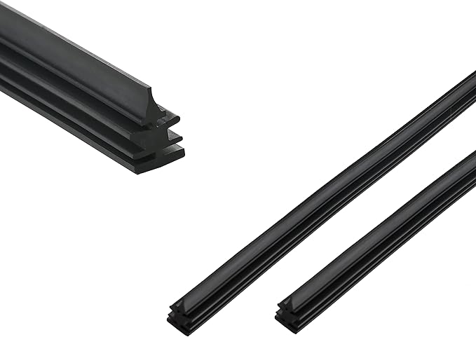 5 PLUS Wiper Blade Refill,4 PCs Adjustable Size of Universal Replacement Windshield Wiper Refill Replacement for Front & Rear Windshield Wiper Baldes Rubber Strip (28")