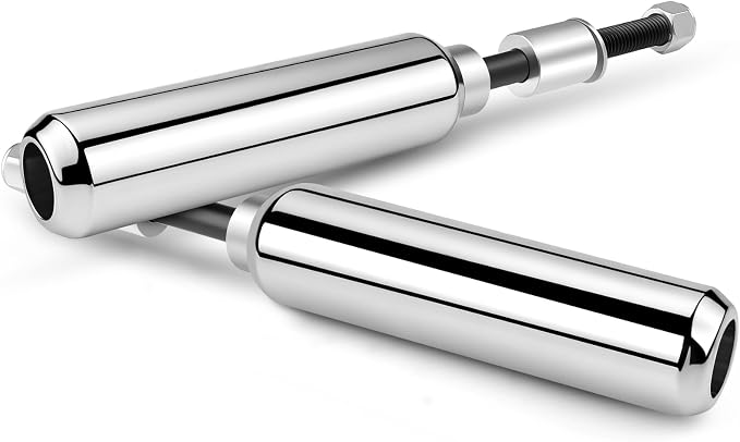 6.5" Al Motorcycle Frame Sliders Falling Crash Protector Upper Shock Mount Guards Falling Side Protector Fit for Dyna 2006-2017 (Smooth Style)
