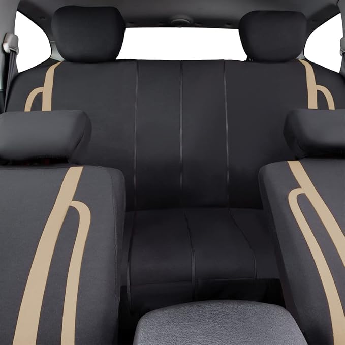 Flying Banner car seat Covers Set Front Rear Breathable Sport Fashion Rear Bench Split 40/60 50/50 60/40