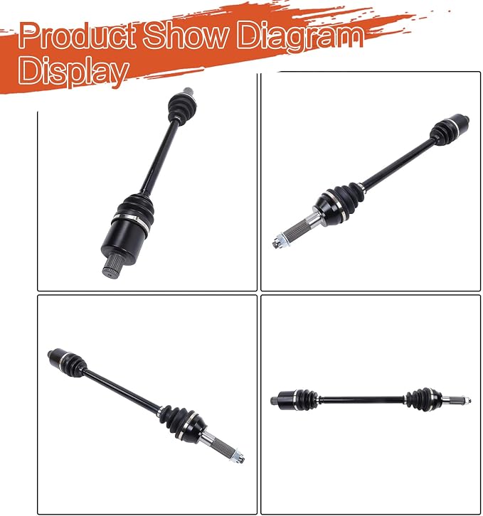 2PCS Rear Left and Right CV Axles Drive Shaft Replacement for Polaris 570 900 900D 1000 Ranger 2013-2017 Replacement for 1332947