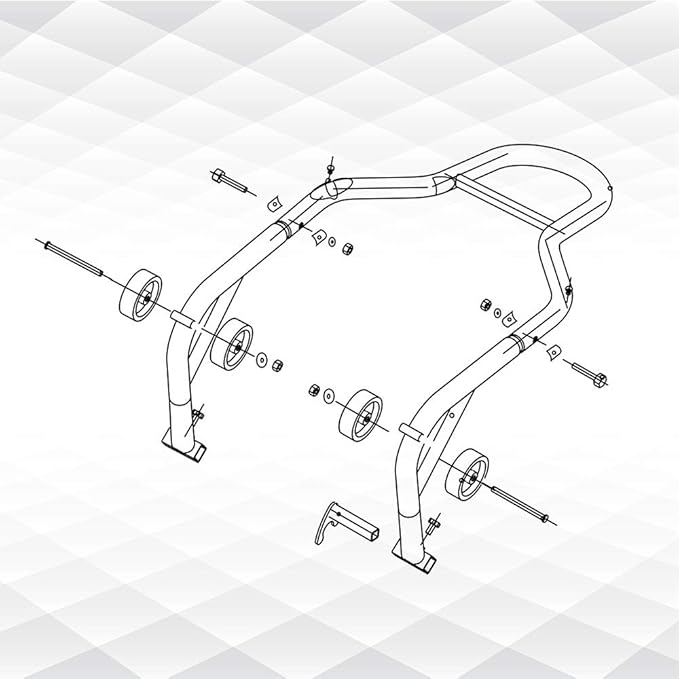 Donext Motorcycle Stand 850LB Sport Bike Rear Wheel Lift Swingarm Paddock Stands Black, Fit for BMW Yamaha Honda Kawasaki Suzuki, with U Forks