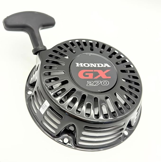 KINDZA Genuine 28400-Z5K-305ZB Recoil Starter Assembly with Genuine Emblem 87521-Z5K-000 for Honda GX270 GX240 Engines WT30XK4 FRC800 Superseded by 28400-Z5K-013ZA
