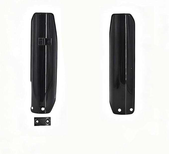 Front Inverted 630MM Fork 45MM/48MM with Shock Protector Cover for Chinese Dirt Pit Bike CRF KLX (Silver-15mm Alxe)