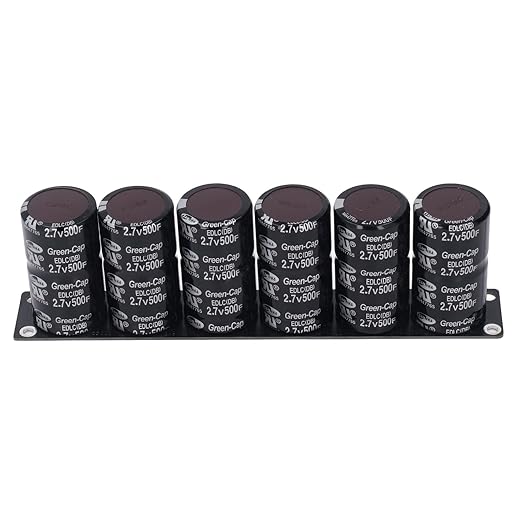 6 in Super Capacitor Set 1 2.7V500F Super Capacitor Capacitor Energy Storage Components 16V 83F for Electronic Devices
