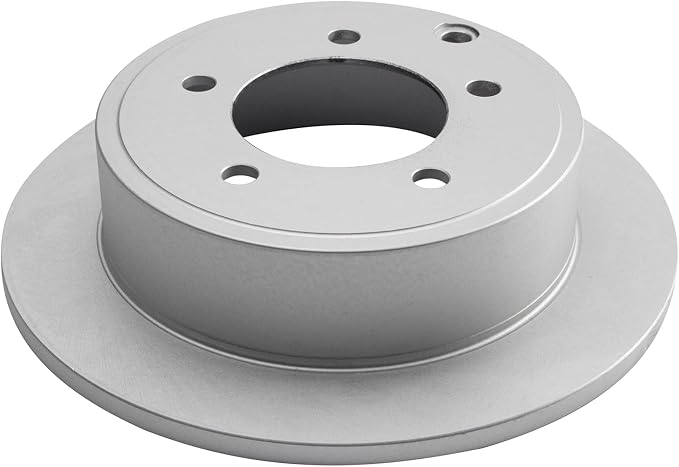 TRQ Rear Brake Rotors Set Premium G-Coated 2 Piece Smooth Driver & Passenger Side Compatible with 2011-2014 Chrysler 200 2008-2017 Mitsubishi Lancer