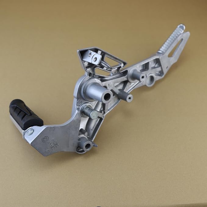 Mokuo High Strength Aluminum Alloy 6061 Motorcycle Footpegs Assembly Footrest Set Kit Right Side Fit for Honda Grom MSX 125 SF 2017-2020