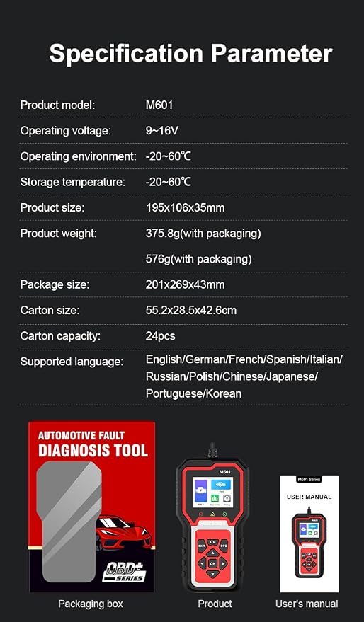 for Chevrolet Chevry Vehicle Obd2 Scanner Full System Check Engine Code Reader Scan Tools ABS SRS Transmission Chasis ESP TPMS System Car Diagnostic Tool