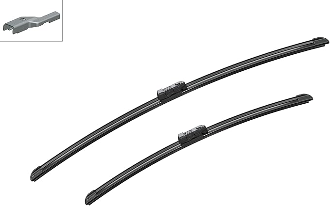 BOSCH 3397007088 AeroTwin OE Replacement Wiper Blades Driver & Passenger Side - Set of 2 (26" & 20") Top Lock 19mm