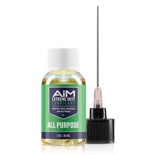 PlanetSafe Lubricants AiM Extreme Duty Lubricant/Grease - 1 oz - All-Purpose Spray - Household Oil - Safe for Tools, Machinery, Garage Doors, Moving Parts - Made in The USA!