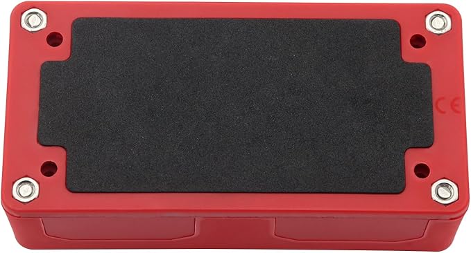 Bus Bar 12V-48V DC 100A Power Distribution Blocks Heavy Duty Module 4X 1/4" Posts+ 12x 5/32" Screws Terminals Double Rows Busbars, 100 Amp Battery Buss Bar with Cover, Red&Black 2 Pack