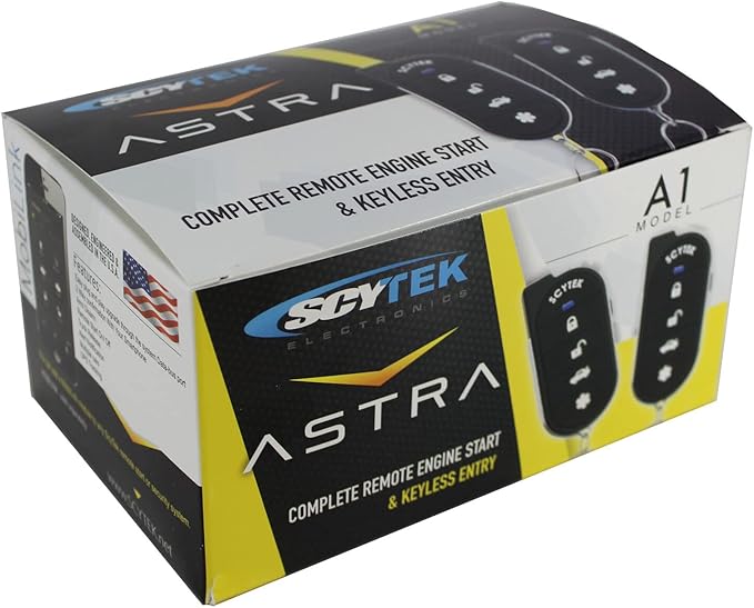 A1 Scytek 1 Way Remote Start Two 5 Button Ultra Slim Remote Older Vehicles