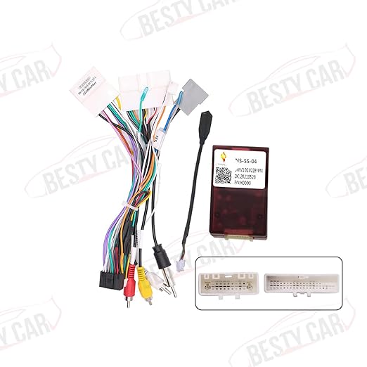 16pin Car Stereo Radio Power Retrofit Wiring Harness Cable Adapter fits for Nissan Qashqai X-Trail 2019 2020 2021