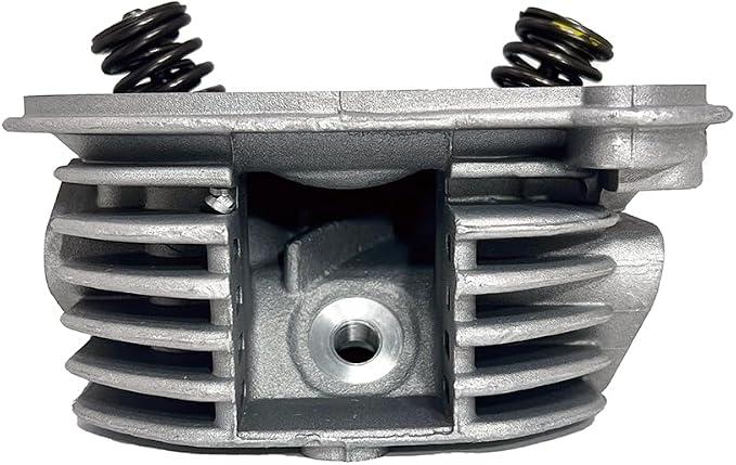 MYK Cylinder Head Assembly for EFI 170cc, 200cc 4-Stroke GY6 Motorcycle Engines, 64mm, Complete Replacement Head with Valves, Spark Plug, and Mounting Studs