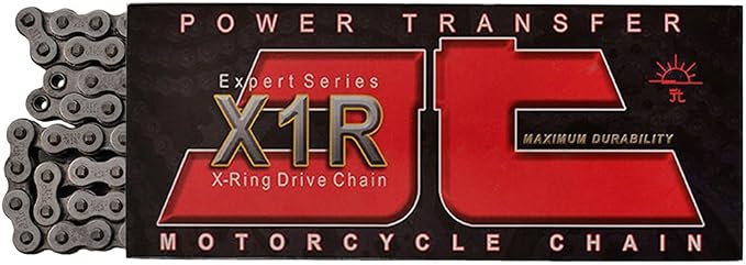 JT Chain JTC530X1R094RL (530 Series) Black Steel 94 Link Heavy Duty X-Ring Chain with Connecting Link