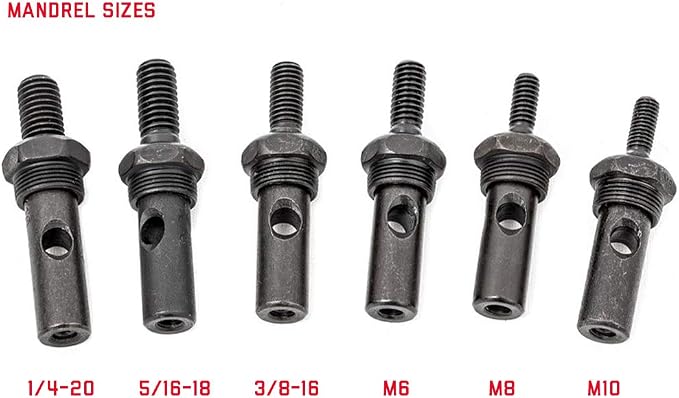 Rough Country 10-Piece Nutsert Tool Kit | Quick Change Mandrel Set - 10583