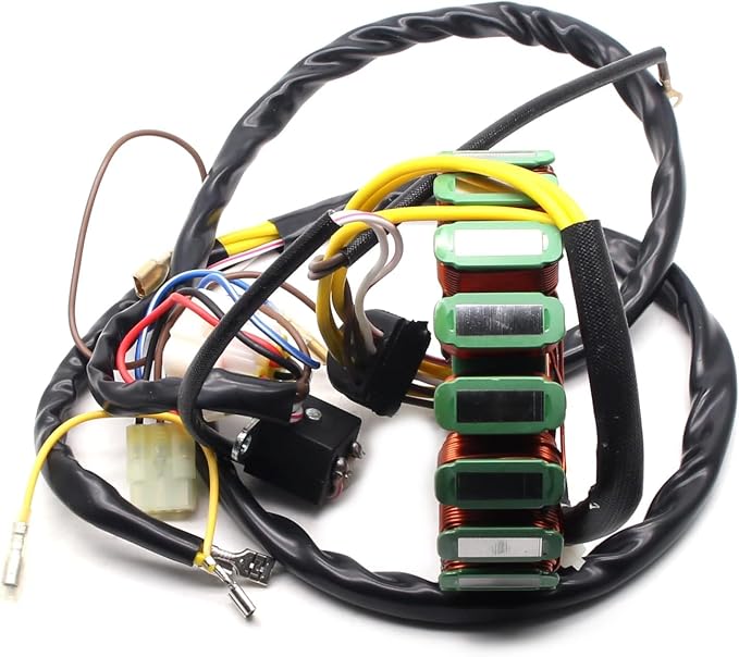 MZS ATV Stator, OEM 3089249 3089546 3089965 3089403 UTV Magneto Stator Coil Compatible with Sportsman 400 450 04-07 / Sportsman 500 04-09 12-13 / Scrambler 500 04-12 / Ranger 400 10-14 / ATP 500 05