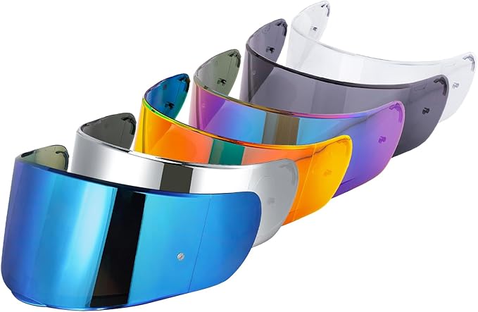 Helmet Visor Shield for SEDICI Strada II and Strada 3 /FF397/FF801 Motorcycle Helmets Visor (Rainbow)