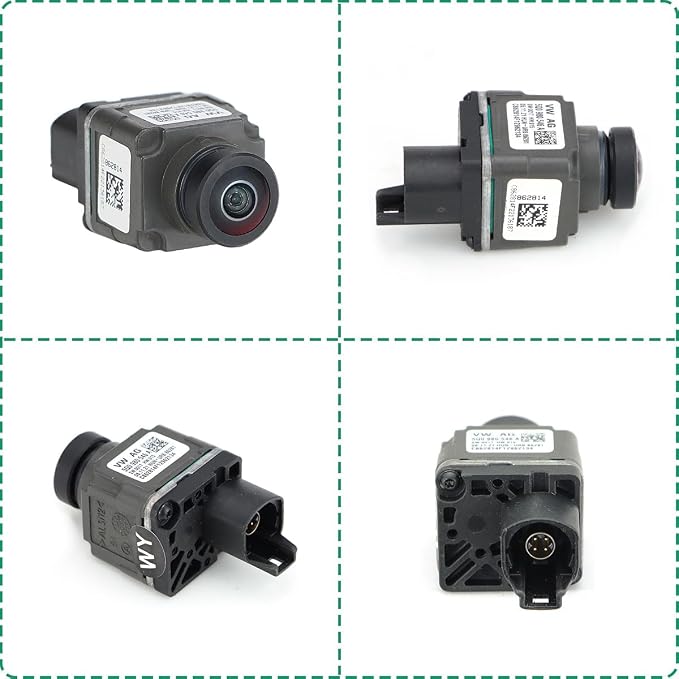 5Q0980546A OE Front Camera for Audi A4 A5 Q3 Q5 S4 S5 Bentley VW Atlas Porsche Skoda Seat, GreenYi Rear Cam Replaces V15-74-003