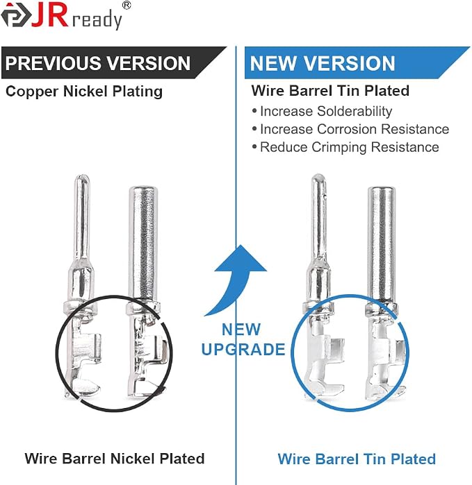 JRready Deutsch Crimp Tool ACT-LY-16DT with DT Connector Kit 2 Pin 10 Sets